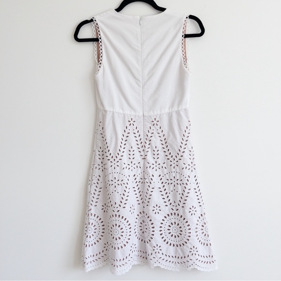 Stella McCartney Aline Broderie Anglaise White Eyelet Dress - Picture 11 of 16